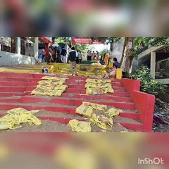 क्षतिग्रस्त परमहंस घाट की मरम्मत शुरू, हो रहा सीढिय़ों और पिचिंग का निर्माण