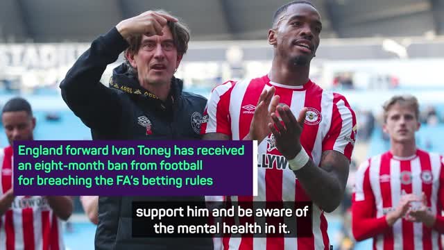 'His future is at Brentford' - Frank backs Toney despite ban