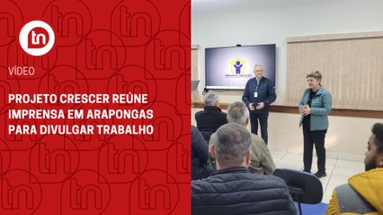 Projeto Crescer reúne imprensa em Arapongas para divulgar trabalho