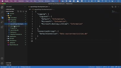 Walking Skeleton Part 1 - API - Saving changes into source control