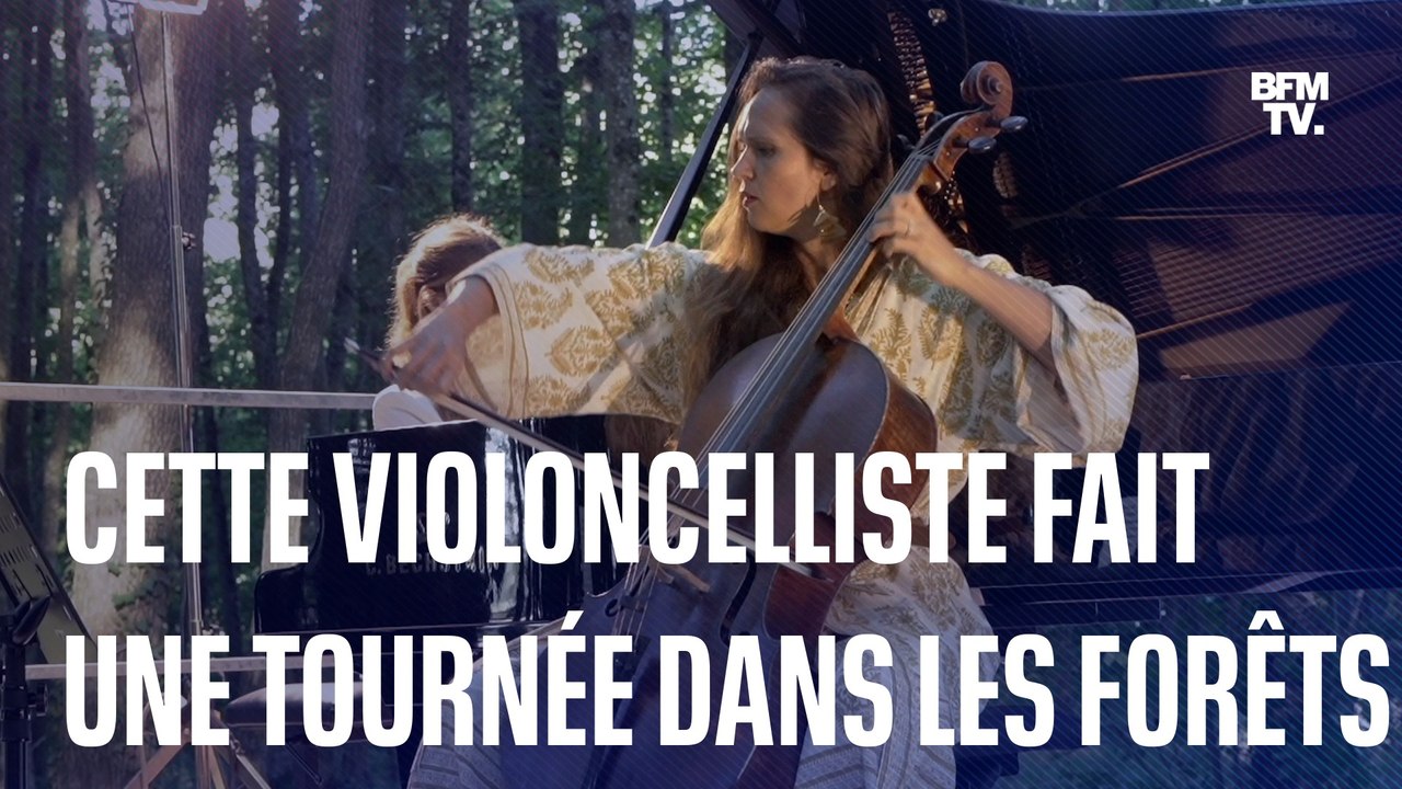 Cette violoncelliste joue dans les forêts pour sensibiliser à leur préservation