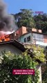 Incêndio destrói casa e imóvel com quatro quitinetes