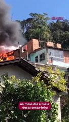 Incêndio destrói casa e imóvel com quatro quitinetes