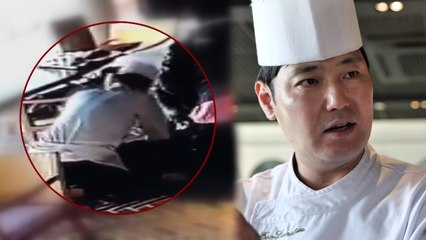 쓰러진 투숙객...빵 만들던 호텔 직원이 '응급처치' / YTN