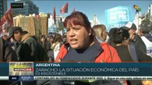 Argentina: Movimientos sociales continúan protestas por un mejor trabajo y aumento salarial