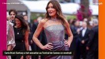 Carla Bruni-Sarkozy : Sublime en mini-jupe, elle croise un célèbre ex sur le tapis rouge du Festival de Cannes