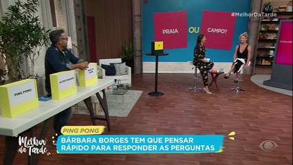 Caixa surpresa:  Ping-pong com Bárbara Borges  19/05/2023 17:00:29