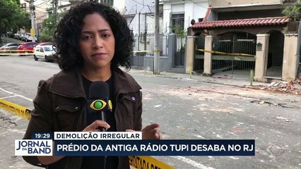 Prédio da antiga Rádio Tupi desabou no Rio 19/05/2023 17:12:36