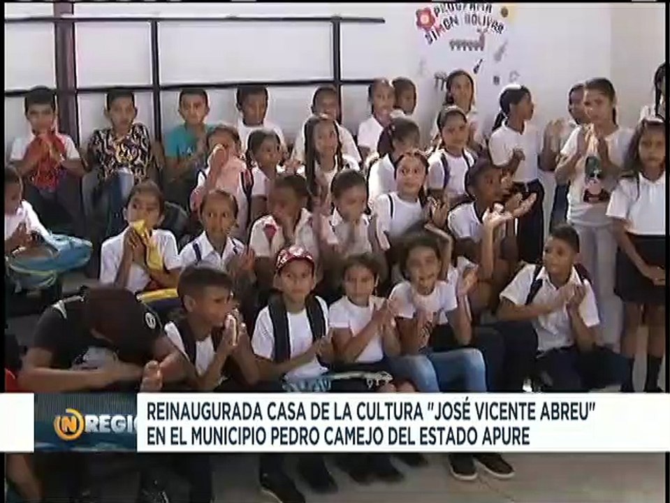 Gobierno del estado Apure reinaugura casa de la cultura José Vicente Abreu del mcpio. Pedro Camejo