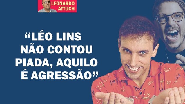 LÉO LINS, QUE TEVE APOIO DE PORCHAT, JÁ FEZ 'PIADA' COM ESCRAVIDÃO, MINORIAS, MARIELLE | Cortes 247