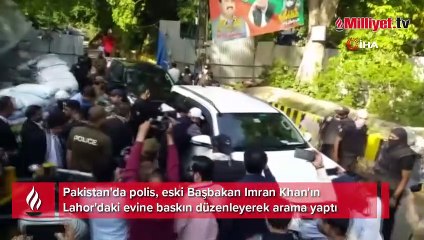 Imran Khan'ın evine polis baskını