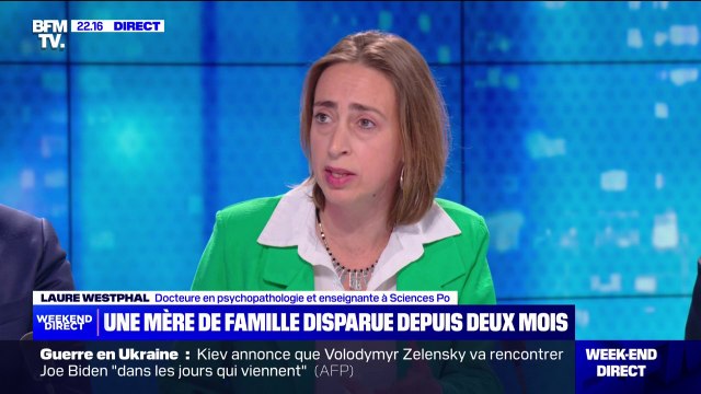 Femme disparue en Vendée: C'est possible de partir délibérément (...) pour des raisons qui seraient à éclairer explique Laure Westphal, docteure en psychopathologie