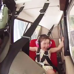 Baby fun in plane ️