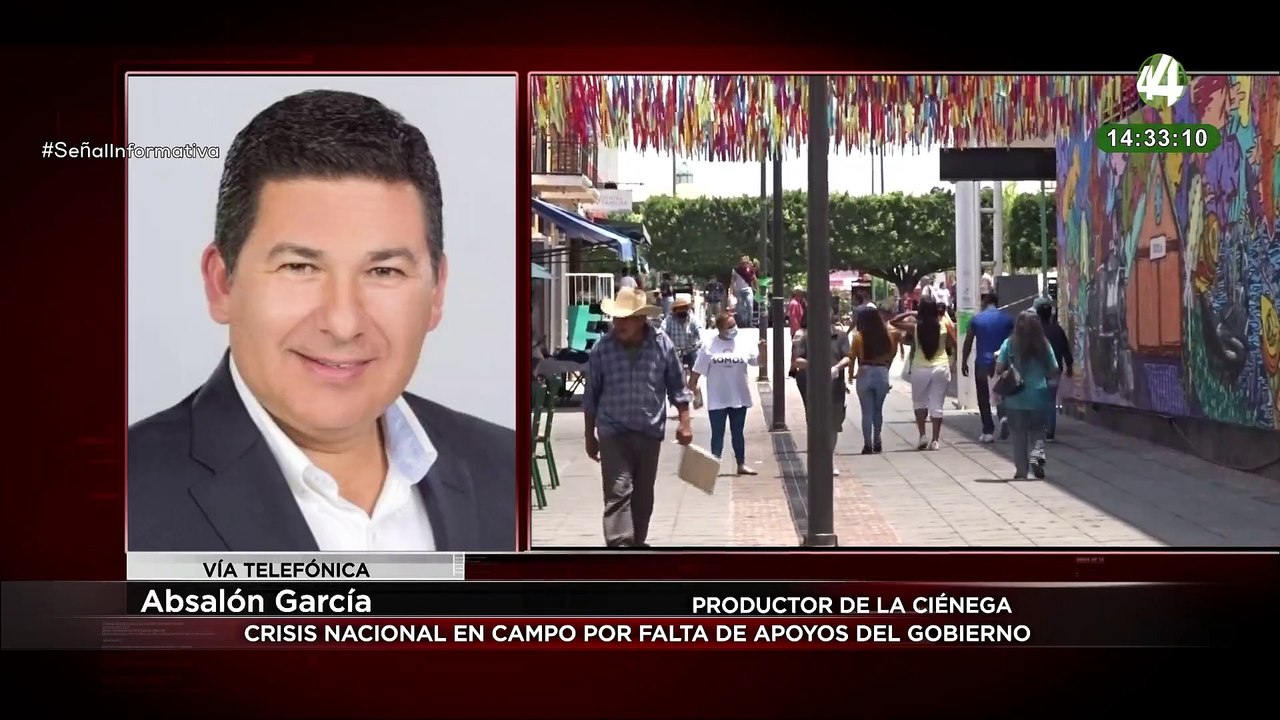 Absalón García habla de la crisis nacional en campo por falta de apoyos del Gobierno