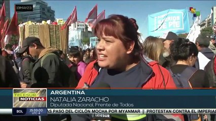 Descargar video: teleSUR Noticias 15:30 19-05: En Argentina tienen lugar protestas por alza de precios