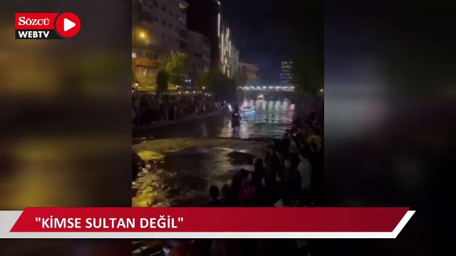 Eskişehir Porsuk Çayı'nda fener alayı coşkusu