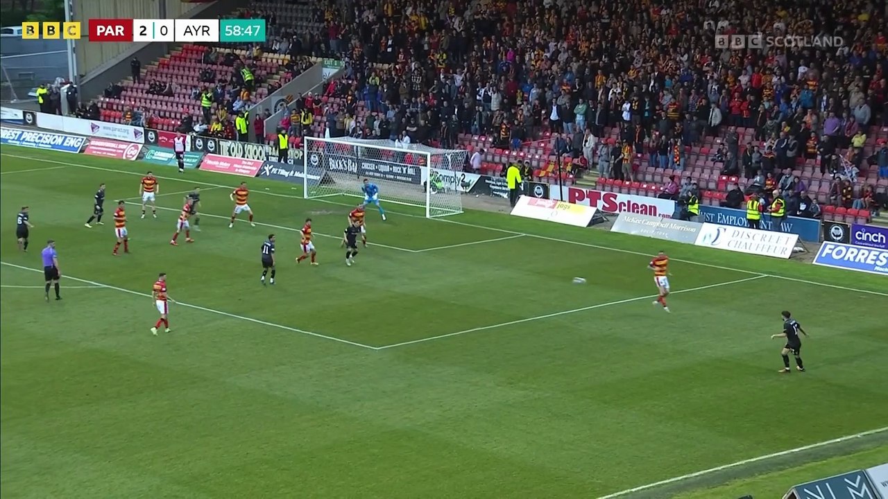 Partick Thistle Vs Ayr United Semi Final 1 leg 2 half