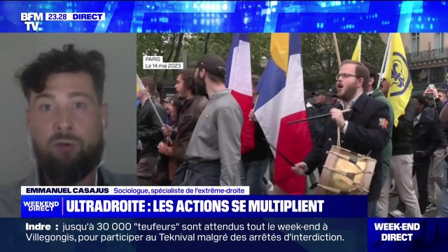 Ultradroite: Sociologiquement, il y a une sympathie entre Reconquête! et ces groupuscules selon Emmanuel Casajus, sociologue spécialiste de l'extrême droite
