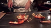 Enjoy the lobster and kobe beef dishes - Teppanyaki in Okinawa, Japan