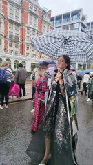 Dress Covered in Princess Diana Portraits Spotted at Coronation