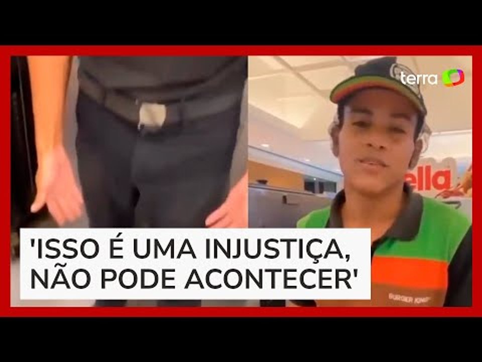 Funcionário do Burger King diz ter urinado na roupa por não poder deixar posto de trabalho