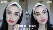 Beginners Makeup tips & tricks   How To Natural Eyebrow Tutorial