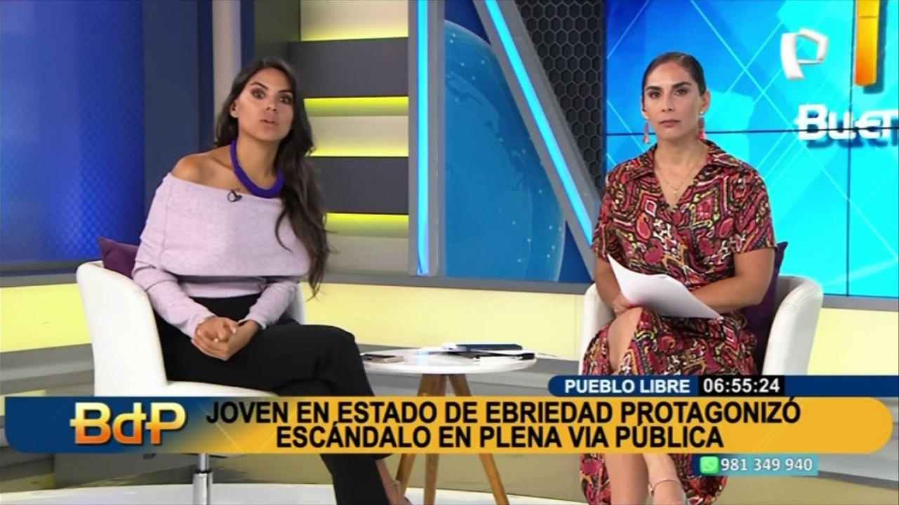 Pueblo Libre: joven en estado de ebriedad protagoniza escándalo en plena vía pública