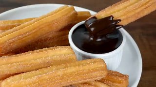 How to make PERFECT CHURROS with Hot Chocolate