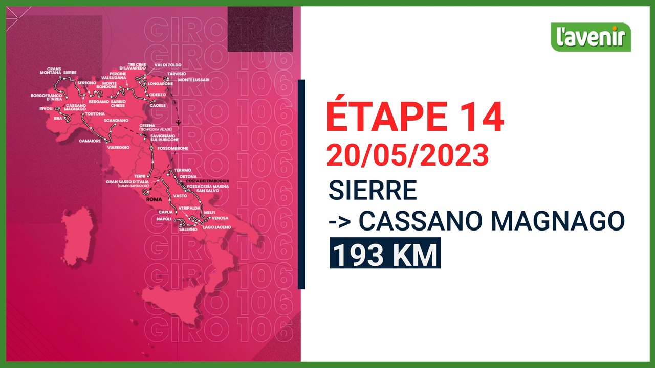 Giro 2023 : Valerio Piva préface la 14e étape du Giro