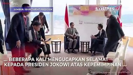 Download Video: Momen PM Inggris Kembali Puji KTT G20 Indonesia saat Pertemuan Bilateral dengan Jokowi di Jepang