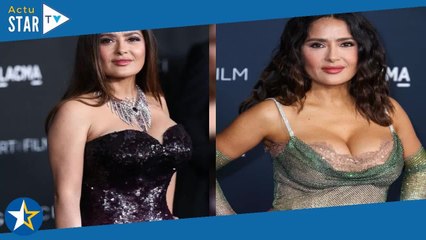 Salma Hayek torride : cette danse en peignoir qui en laisse entrevoir plus que prévu