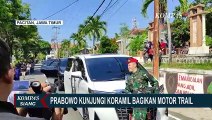Menhan Prabowo Subianto Kunjungi Koramil Pacitan, Bagikan Motor Trail untuk Babinsa