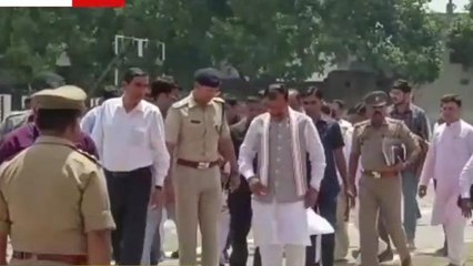 डिप्टी सीएम केशव प्रसाद मौर्य का दौरा, बुलंदशहर में मचा हडकंप