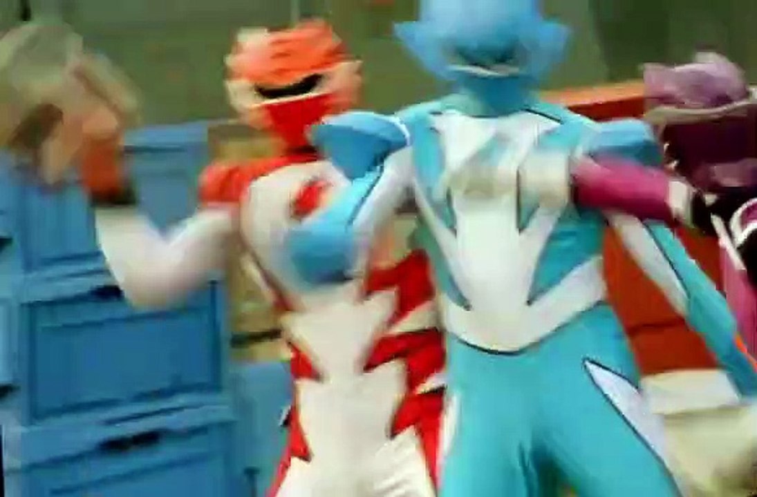 Power Rangers Jungle Fury Power Rangers Jungle Fury E024 Blue Ranger, Twin Danger