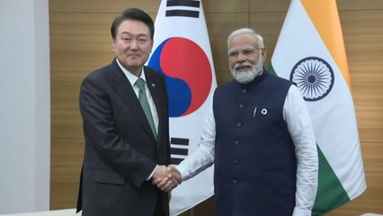 尹, 히로시마 이틀째 연쇄 양자회담...G7 확대회의 발언도 / YTN