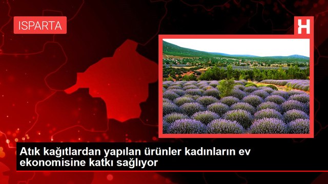 Atık kağıtlardan yapılan ürünler kadınların ev ekonomisine katkı sağlıyor