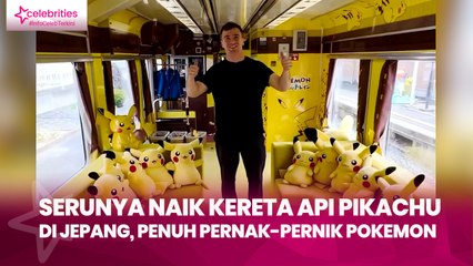 Serunya Naik Kereta Api Pikachu di Jepang, Penuh Pernak-pernik Pokemon