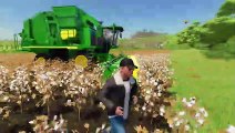 HARVESTING AND LOAD COTTON WITH NEW HOLLAND TRACTORS - Farming Simulator 22