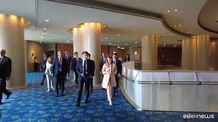 G7, incontro tra Meloni e Macron a margine del summit