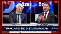 Ali Babacan: ''Cumhur İttifakı ile çalışmaya hazırız''