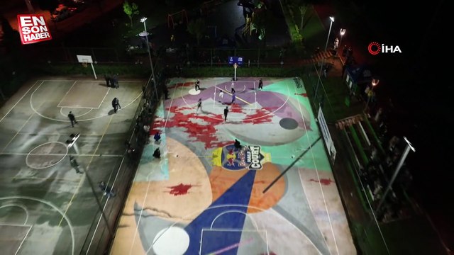 Mustafa Varank gençlerle basketbol maçı yaptı