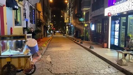 İstanbul'da eli palalı otoparkçı dehşeti kamerada