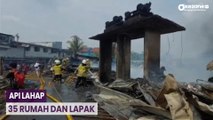 Api Lahap 35 Rumah dan Lapak Barang Rongsok di Muara Baru, Diduga Akibat Korsleting
