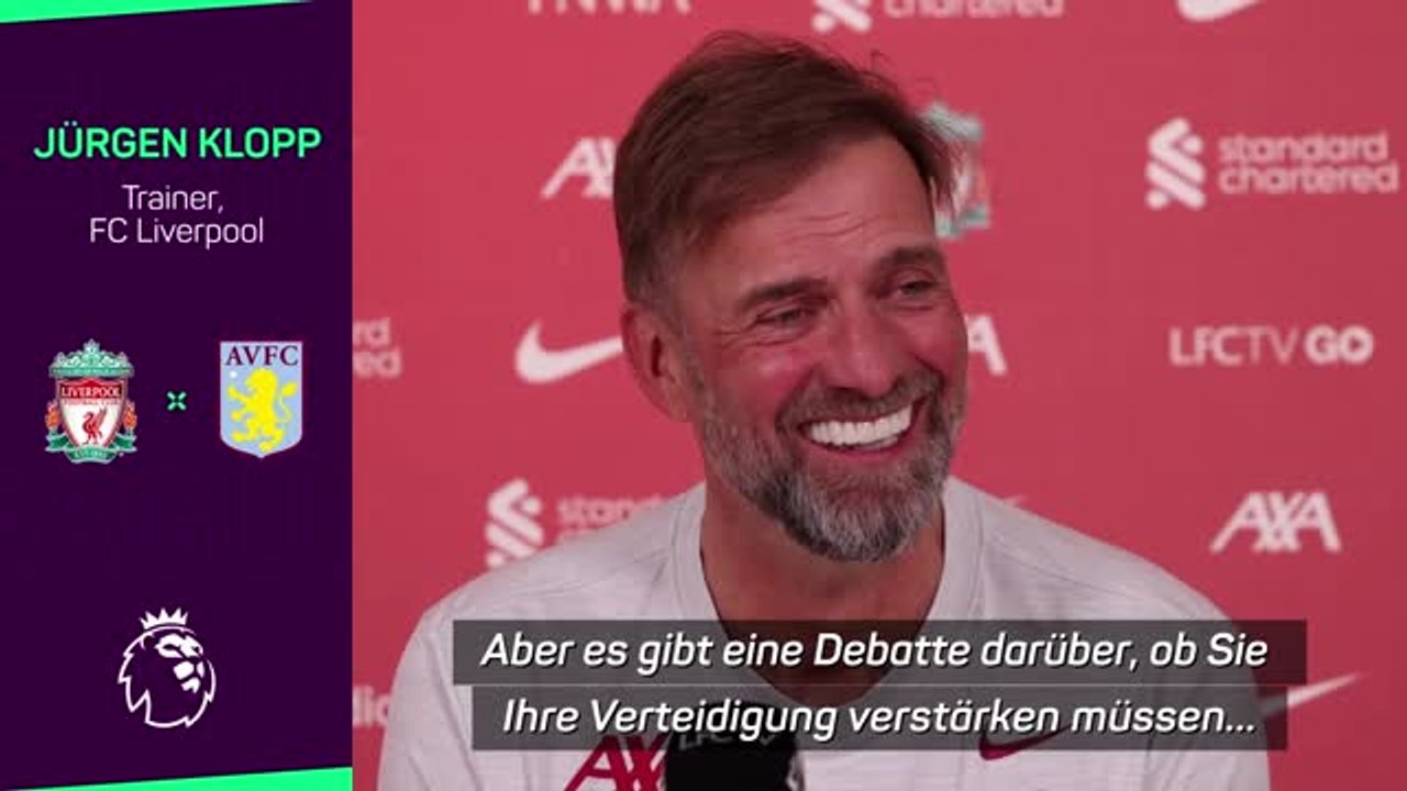 Klopp lacht über Fragen zu Transferzielen