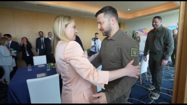 G7, a Hiroshima la premier Meloni incontra il Volodymyr Zelensky