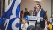 Un día de campaña electoral con Jose María Aznar