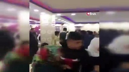 Bursa'da düğün değil meydan muharebesi! Sandalye ve masalar havada uçuştu