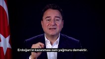 Ali Babacan madde madde saydı: “Erdoğan kazanırsa”