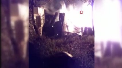 Karabük'te Ahşap Ev Yangını