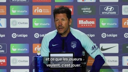 35e j. - Simeone : "Rien n'est encore décidé"